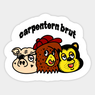 carpentern brut Sticker